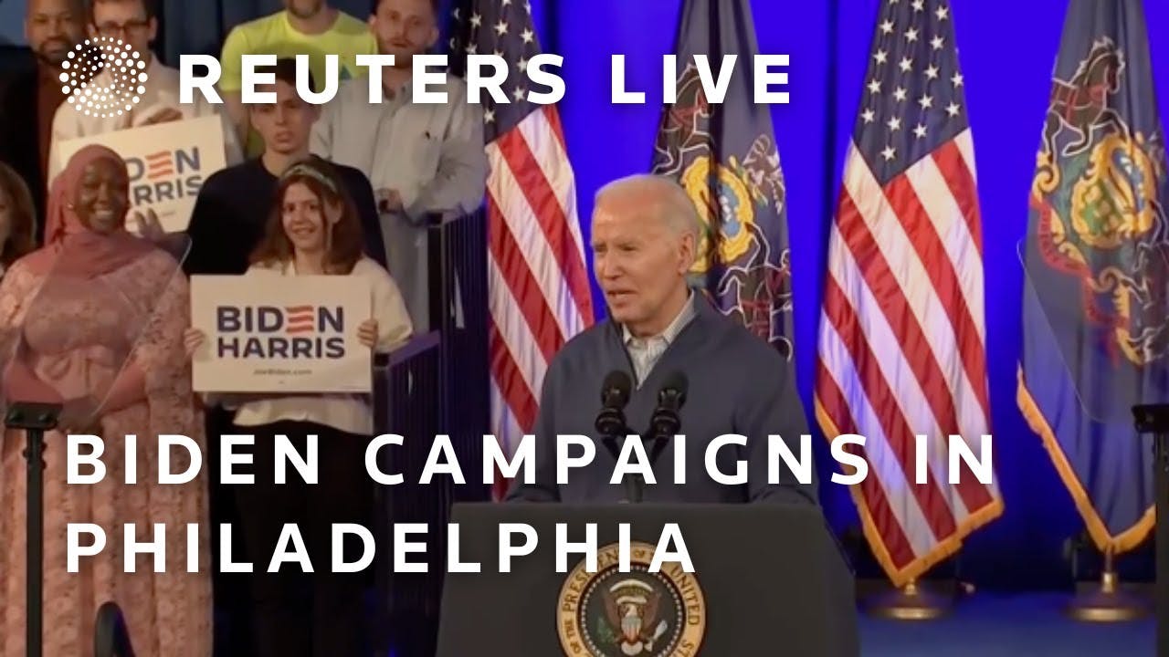 LIVE: US President Joe Biden attends campaign events in Pennsylvania