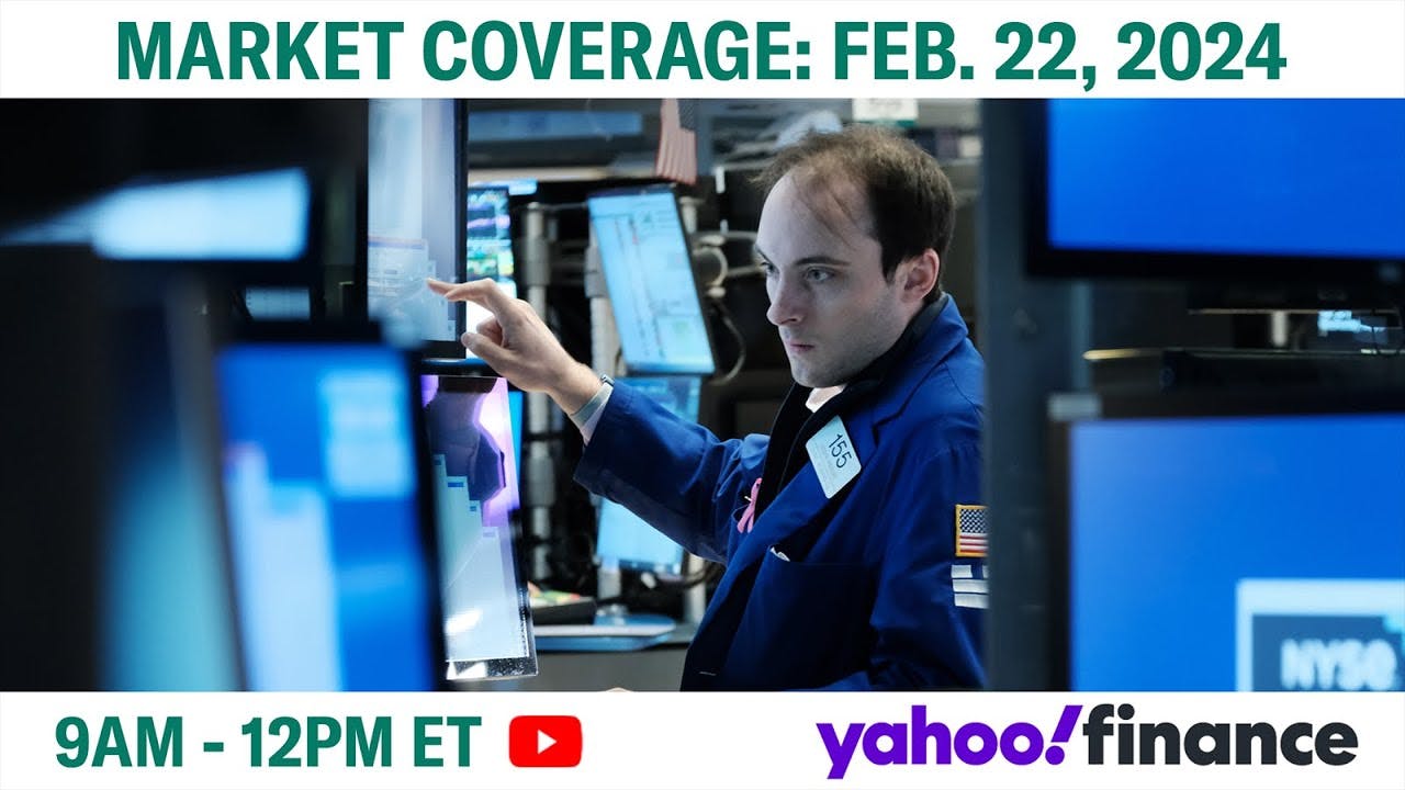 Stock market today: S&P, Dow hit record highs as Nvidia ignites global rally | February 22, 2024