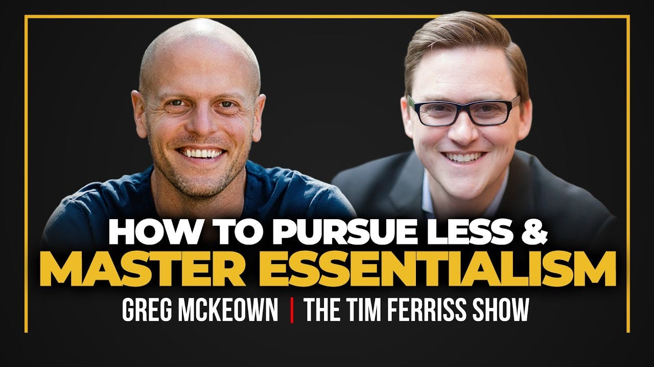 How to Find Your Purpose and Master Essentialism — Greg McKeown